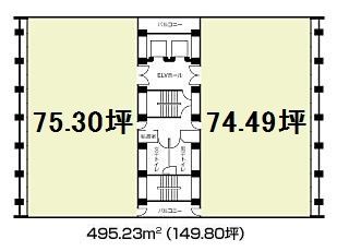 【間取】　3階：75.30坪・248.95�u