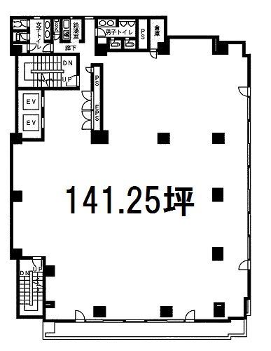 【間取】　8階：141.25坪・466.94�u